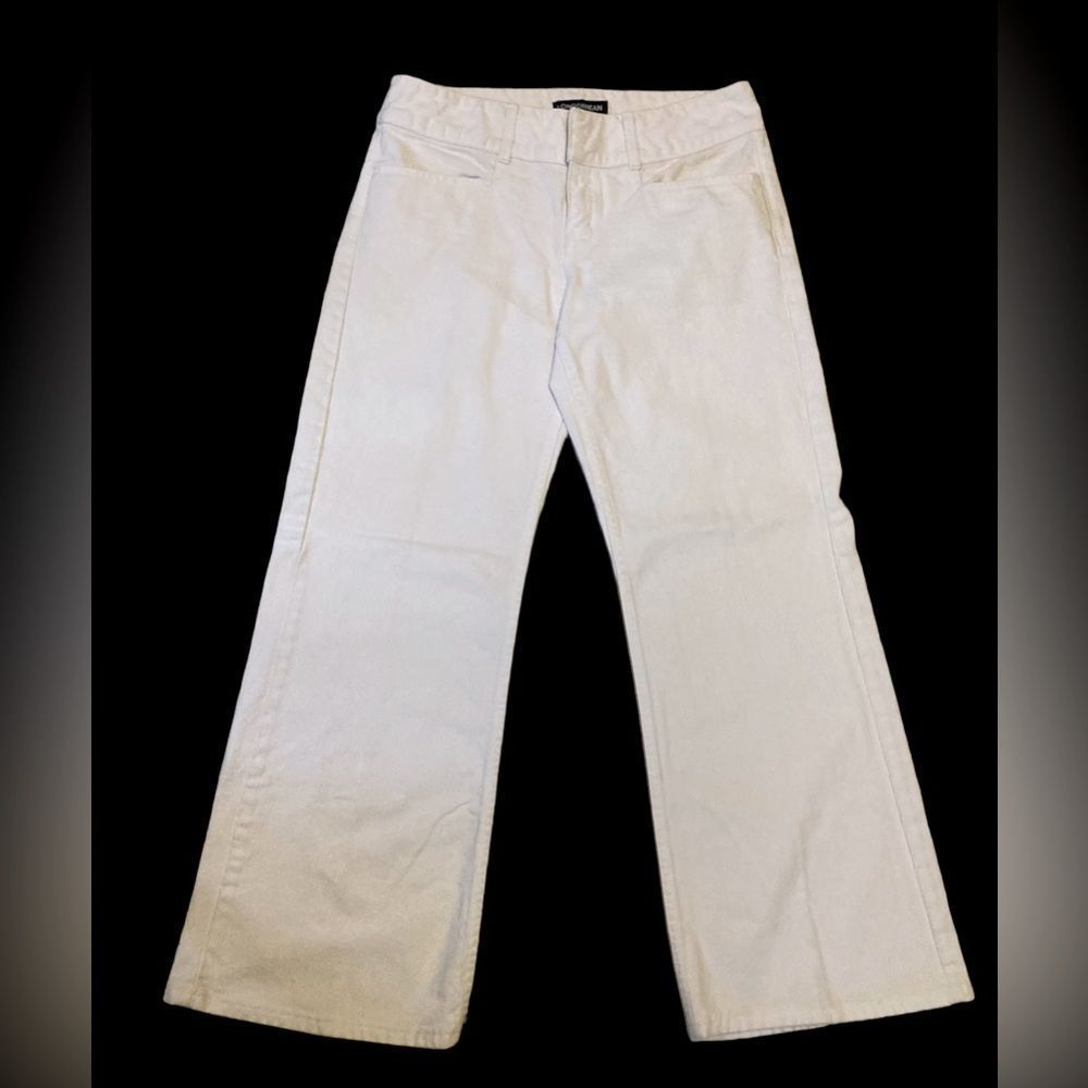 LondonJean White wide leg jeans
